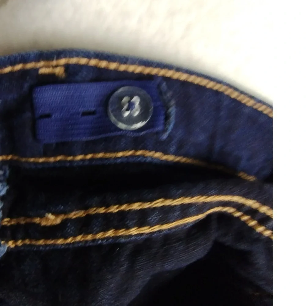 Old Navy Denim Shorts Dark Wash Frayed Hem Casual Girls‎ Size 10